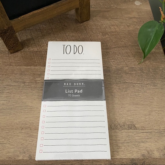 Rae Dunn "TO DO" List Pad - 70 Sheets. Brand New. - Picture 1 of 3